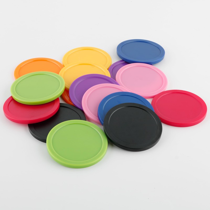 BQSPT 16 Pieces Air Hockey Pucks 2.5 Inch 64mm Heavy