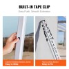 25-Foot Aluminum Grade Rod 6 Sections Telescopic 1/10ft Double-Sided Scale