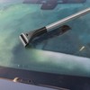 HEYNER® Ice Scraper with Broom Windscreen Scraper with Brass Blade,