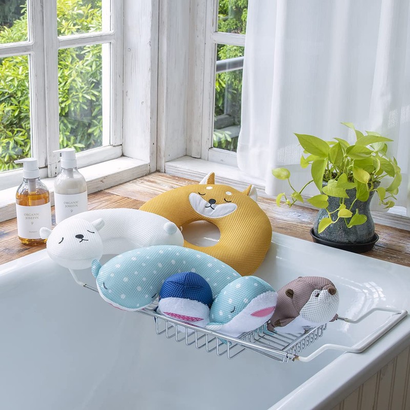 Libuhato Bath Pilow 97821-11 Lilabus Shirokuma Lucky (Total Length Approx.