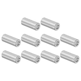 uxcell 10pcs Aluminum Spacer 5mm Bore 10mm OD, 30mm Length Screw Standoff Bushing Plain Finish Round Spacer for M5 Screws Bolts and Rods