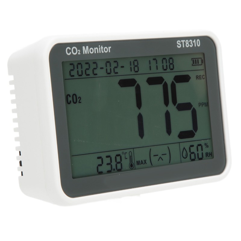 ST8310 LCD Air Quality Monitor Carbon Dioxide Detector CO2 Temperature