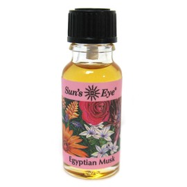 Sun's Eye Egyptian Musk Oil, 1/2 fl oz, Sweet and Exotic Blend, Honey and Wood Notes