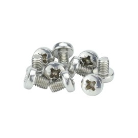 M4 (4mm x 5mm) Pozi Pan Head Machine Screws - A2 Grade Stainless Steel (Pack of 20)