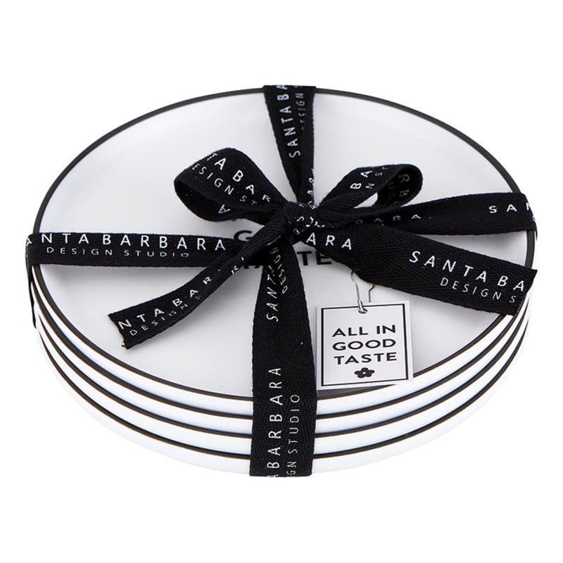 Santa Barbara Design Studio Small Plate Set Melamine Appetizer Plates,