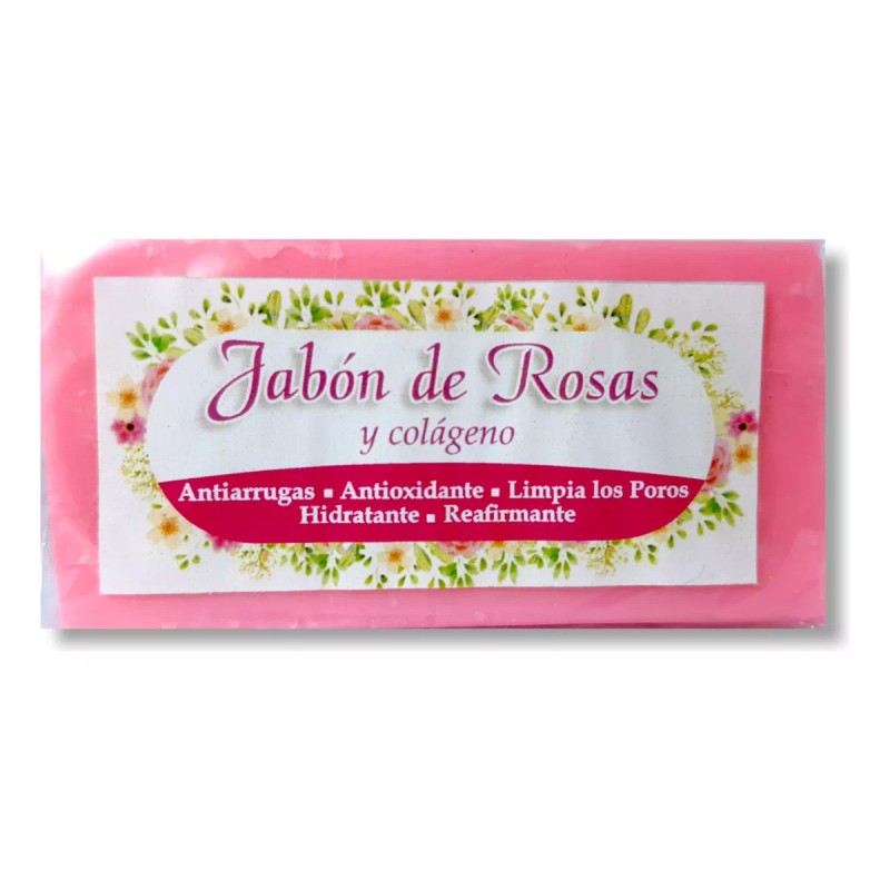 Crema Rosita Tónico Ácido Hialurónico Colágeno Jabón Rosas