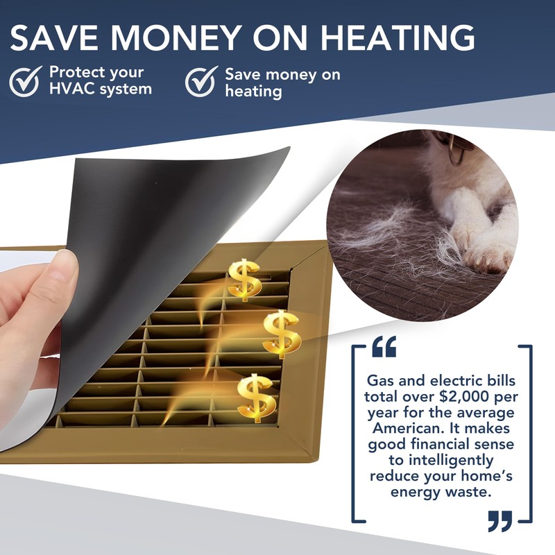 Floor Vent Cover | White | Magnetic Vent Covers –