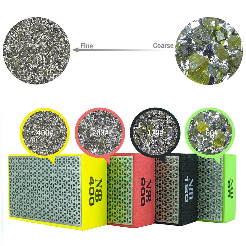NBB Diamond Hand Sanding Pad for Grinding or Polishing Diamond