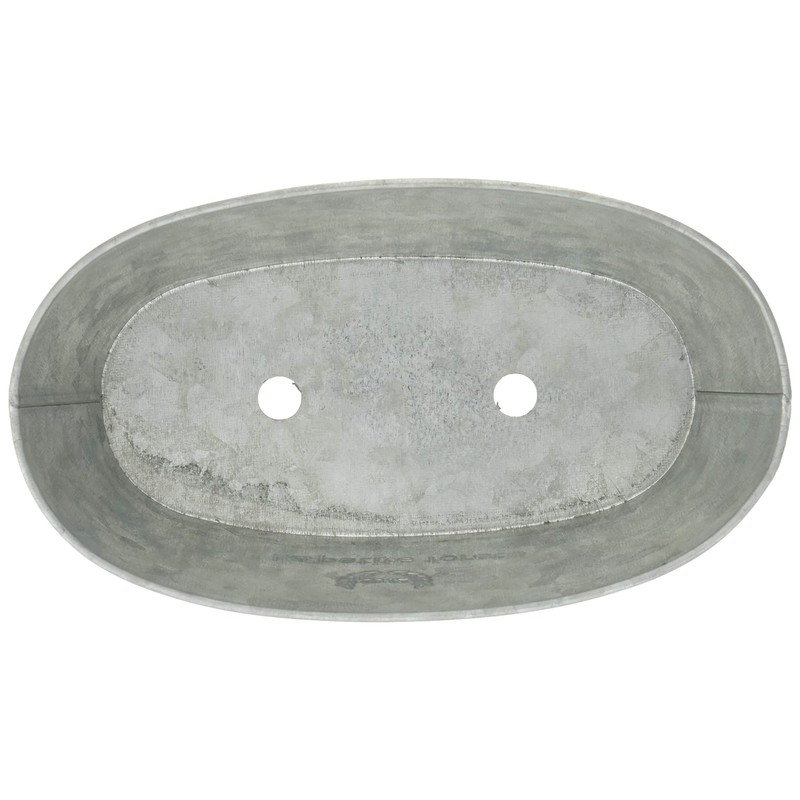 KI GREENHOUSE French Silver Tin Oval M 3390-B