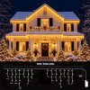 MARKO - Luces Led Navidad Cascada Wondaz 10m 500 Blanco