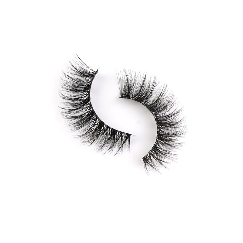 3D False Eyelashes, Cat Eye, Wispy, Natural Short False Eyelashes,