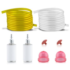 GoaMotors 530058709 New Fuel Filter Line Hose Primer Bulb for Poulan for Craftsman String Trimmer Edger Blower, Red Primer Cap