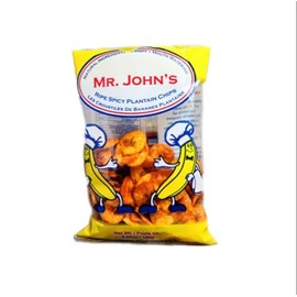 MR. JOHN'S Ripe Spicy Plantain Chips - Chewy & Crunchy - Gluten Free, Natural Ingredients & MSG Free (150gm, 5 Pack)