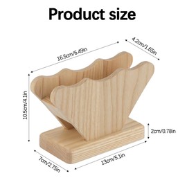 Bldrwer Coffee Filter Holder, Coffee Filter Holder, Filter Bag Holder, 1 Piece, Wooden Coffee Paper Filter Container, Universal in Home Kitchen, Filter Paper for Storage