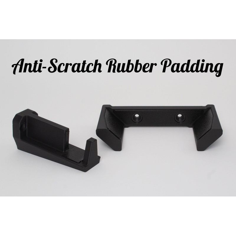 CrunchyWorks Inclined Adjustable Adjustable Slanted Violin Holder, Wall Mount Hanger