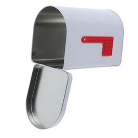 TOPPERFUN Mini Mailbox Toy Galvanized Steel Kids Mailbox Decorative Outdoor Mailboxes Tinplate Toy Mailbox for Playhouse