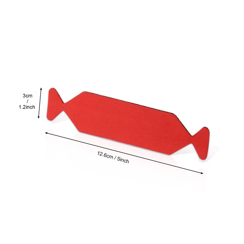 EHDIS Vinyl Squeegee Buffer Tape Felt Pack of 20