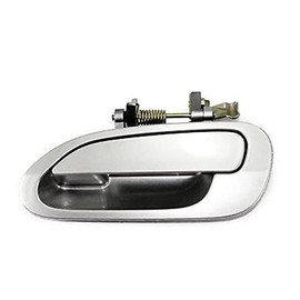 Advance Ignition Rear Left Driver Side Exterior Outside Door Handle Compatible with Honda 98-02 Accord NH623 Satin Silver Metallic 1998 1999 2000 2001 2002