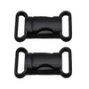 HEALLILY 2pcs Metal Side Release Buckles Adjustable Quick Release Clips
