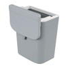 Nesmilers 3.2 Gallon/12 L Wall Mounted Garbage Can, Hanging Cabinet