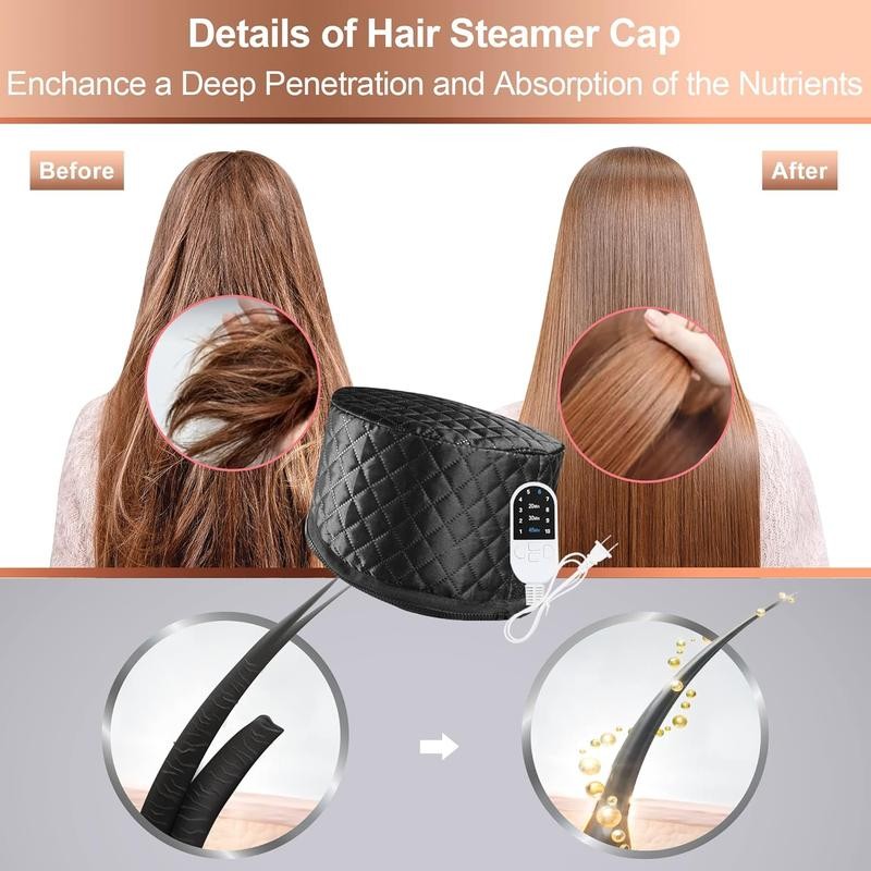 Heat Cap for Deep Conditioning, Thermal Cap for Hair Steamer
