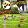 Qualirey Solar Outdoor Motion Sensor Alarm 2 x 129db Loud