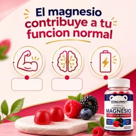 Citrato de Magnesio Vitagummy 60 Gomitas Frutos Rojos                                                                                                 