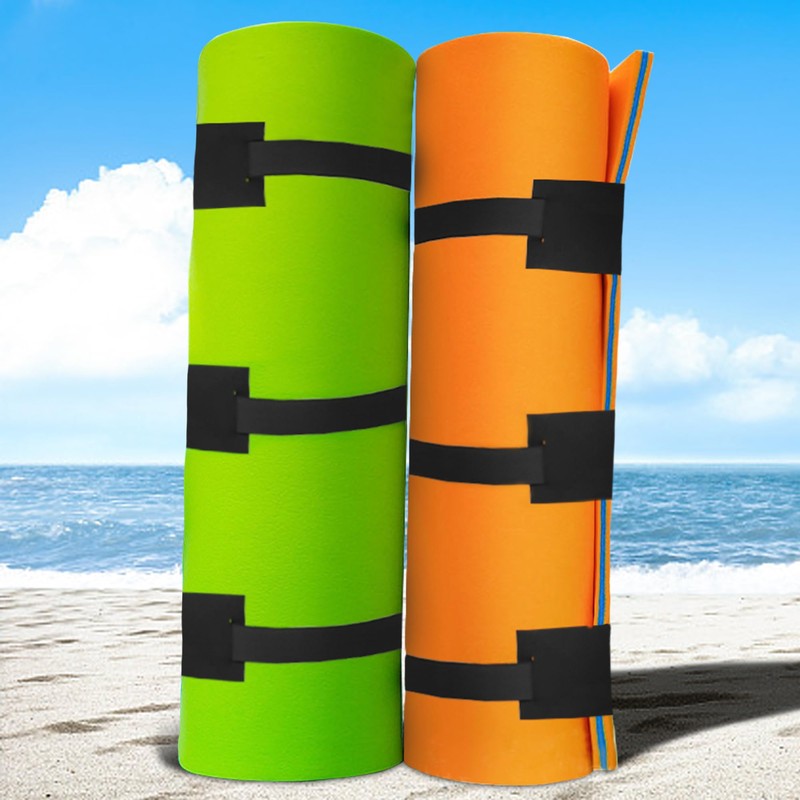 3 Set Floating Water Mat Straps with Pad Protectors, Floating