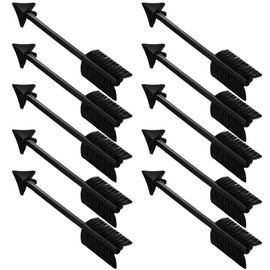 Cabinet Door Pulls Arrow Shaped,CENGOOD Kitchen Cupboard Cabinet Dresser Closet Drawer Hole Center 3-4/5"(96mm) Black Pack of 10
