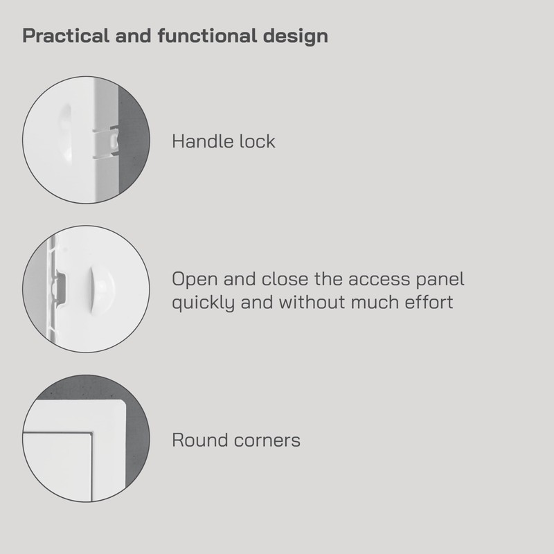 Vent Systems Access Panel for Drywall 8 x 12 Inch