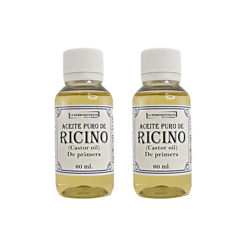 MI NATURISTA Pack 2 Aceite de Ricino Puro Castor Oil