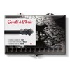 Conté à Paris Sketching Carre Crayons - Black HB (Pack