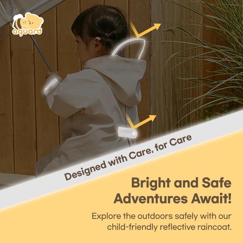 AGUARD toddler rain jacket