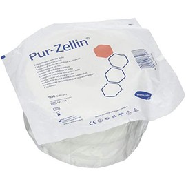 Hartmann Set of 500 Pure Zellin Stamp Pulp Roll, 4 x 5 cm - 1 Piece