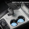 MEAJOO 2-Piece Car Cup Holder Insert – 2.75 Inch Non-Slip