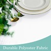 XWZO Table Cloth Square Solid Table Cover Water Resistant Tablecloth