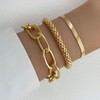 Gold Bracelets for Women Chunky Gold Bracelet Cuban Link Chain