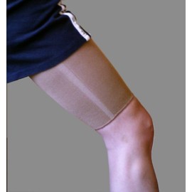 Alpha Medical Slip-On Compression Thigh Support Brace – Effective Hamstring and Groin Support Sleeve for Enhanced Recovery and Stability (XX-Large Beige)