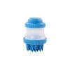 Dexas ScrubBuster Silicone Dog Washing Brush with Built-in Shampoo Reservoir,