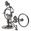 STEEMO Screw Man Bicycle Repair Bicycle Mechanic Gift Metal Art