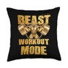 Gorilla Beast Workout Mode Gold Lifting Weights Gym - Gift