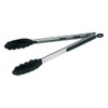 Winco 12" Heavy-Duty Stainless Steel Utility Tongs Silicone Grips and