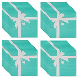 Havercamp Favorite Blue Box Luncheon Napkins (48 pack)! 48 Lg. Dinner Napkins (6.5” wide, folded). Great for Wedding Events, Bridal Shower, Girl's Debut, Prom Night, Kid's Birthday Party, Sweet 16