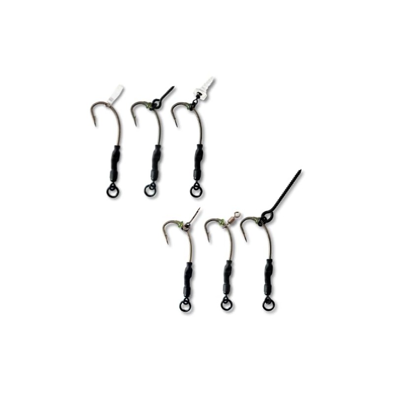 EUROKAN TACKLE 10x Ronnie Rigs Ready Tied – Korda Hooks