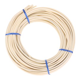 PATIKIL Round Reed Spline 25.9 m, Pipe Webbing Roll, Rattan Pipe Spool for DIY Furniture Basket Weaving, Willow Making/Repair Supplies, Modelling Decoration, Aromatherapy, Wood