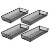 BYCY Silverware Drawer Organizer, Mesh Utensil Organizer for Kitchen Storage,