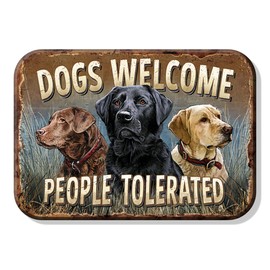 Desperate Enterprises Dogs Welcome Refrigerator Magnet