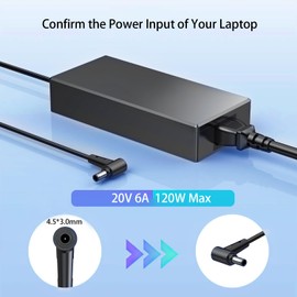 120W 20V 6A Charger A17-120P2A Replace ADP-120VH D Fit for MSI Thin 15 GF63