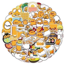 Sanrio 10pcs Lazy Egg Stickers Stickers Gudetama Sticker Sanrio inspired Yolk