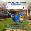 CINMOORE Smart Bird Feeder with Camera - Solar Powered, AI